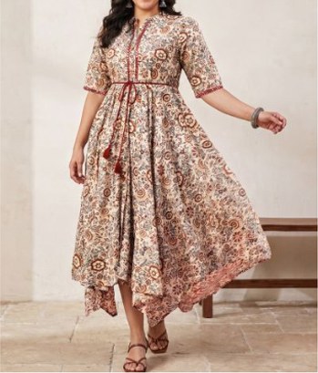 Globus Women White Allover Floral Printed Dress